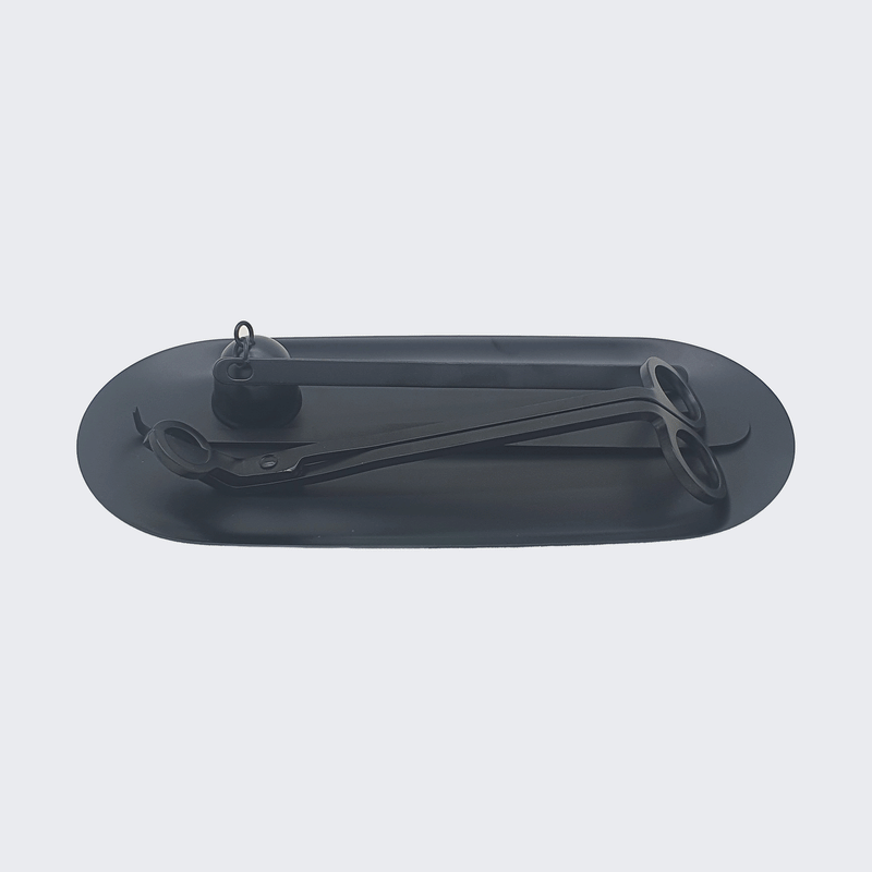 Matt Black Candle Care Kit