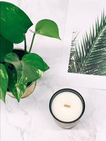 Eucalyptus & Lavender | Essential Oil Scented Candle | Wood Wick